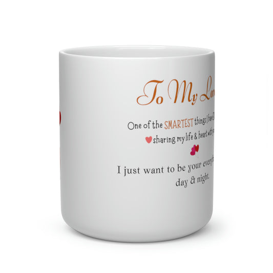 To My Love | Heart Shape Mug
