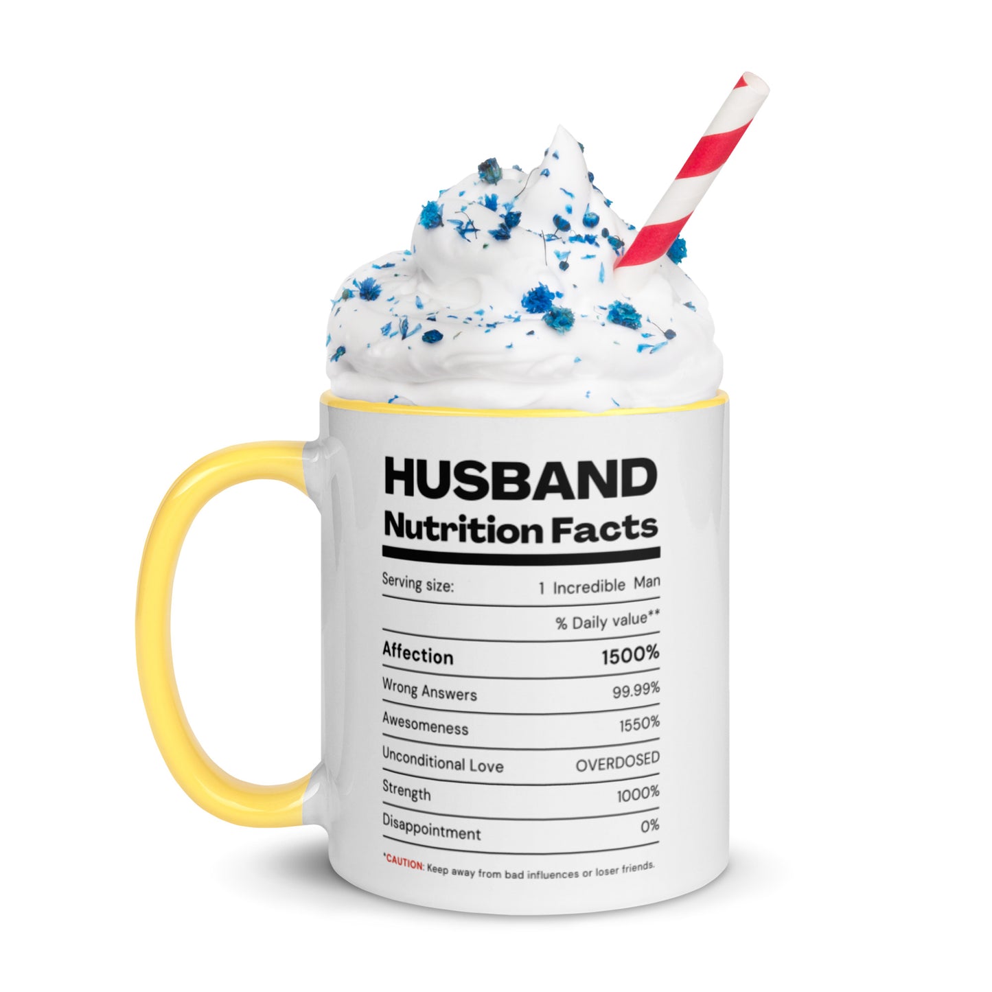 Husband's Nutrition Facts' Mug