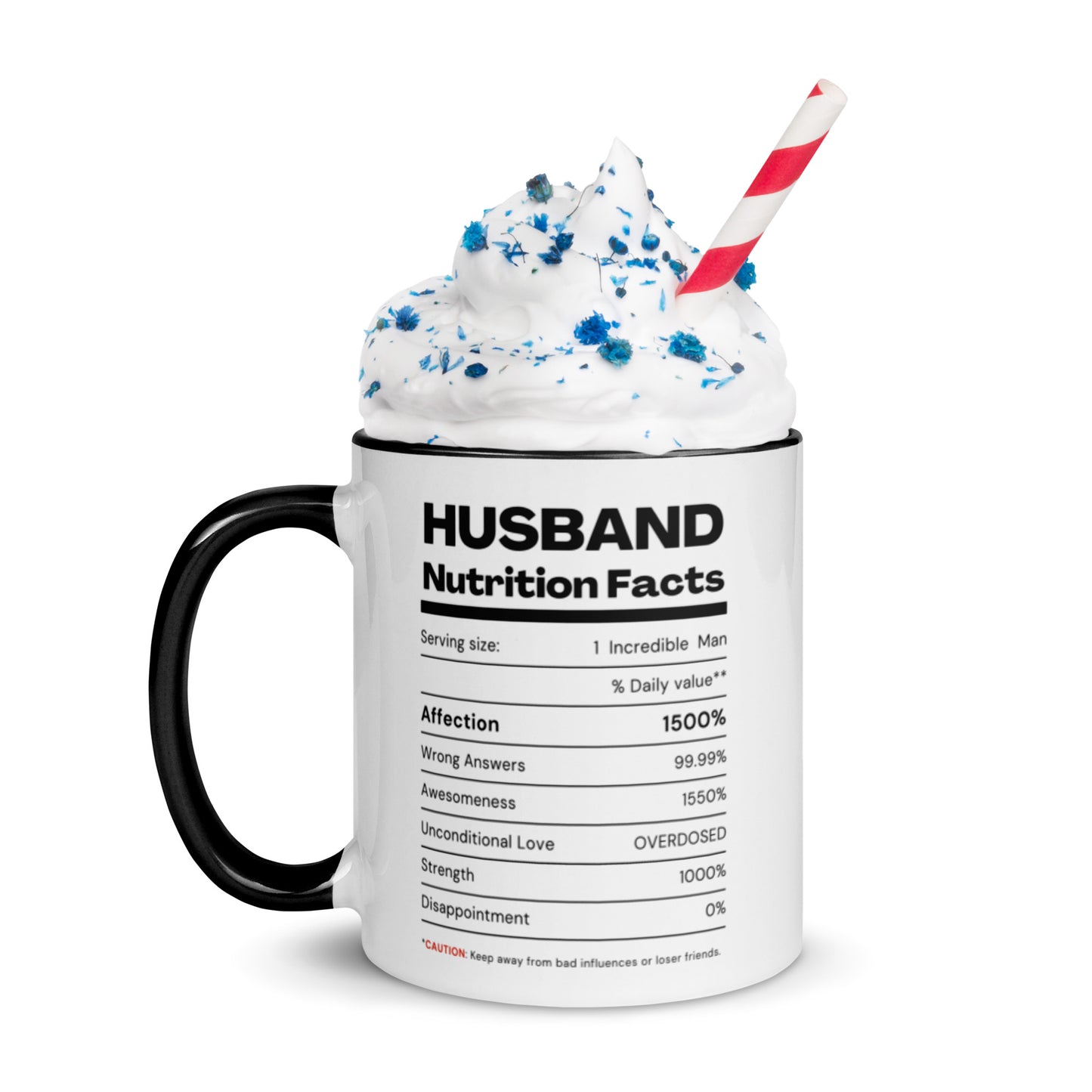 Husband's Nutrition Facts' Mug