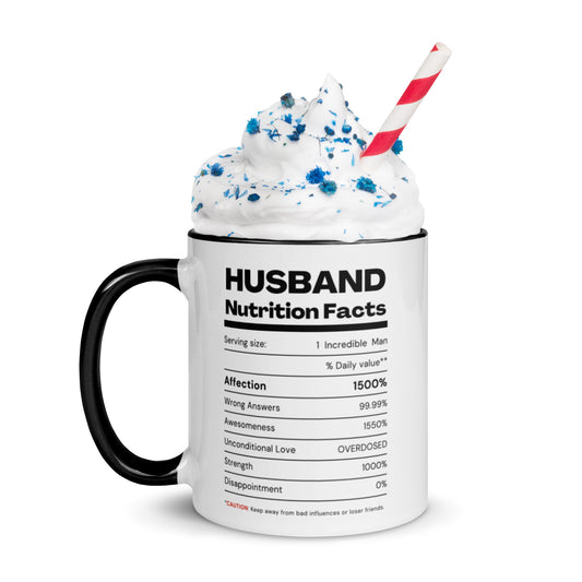 Husband's Nutrition Facts' Mug