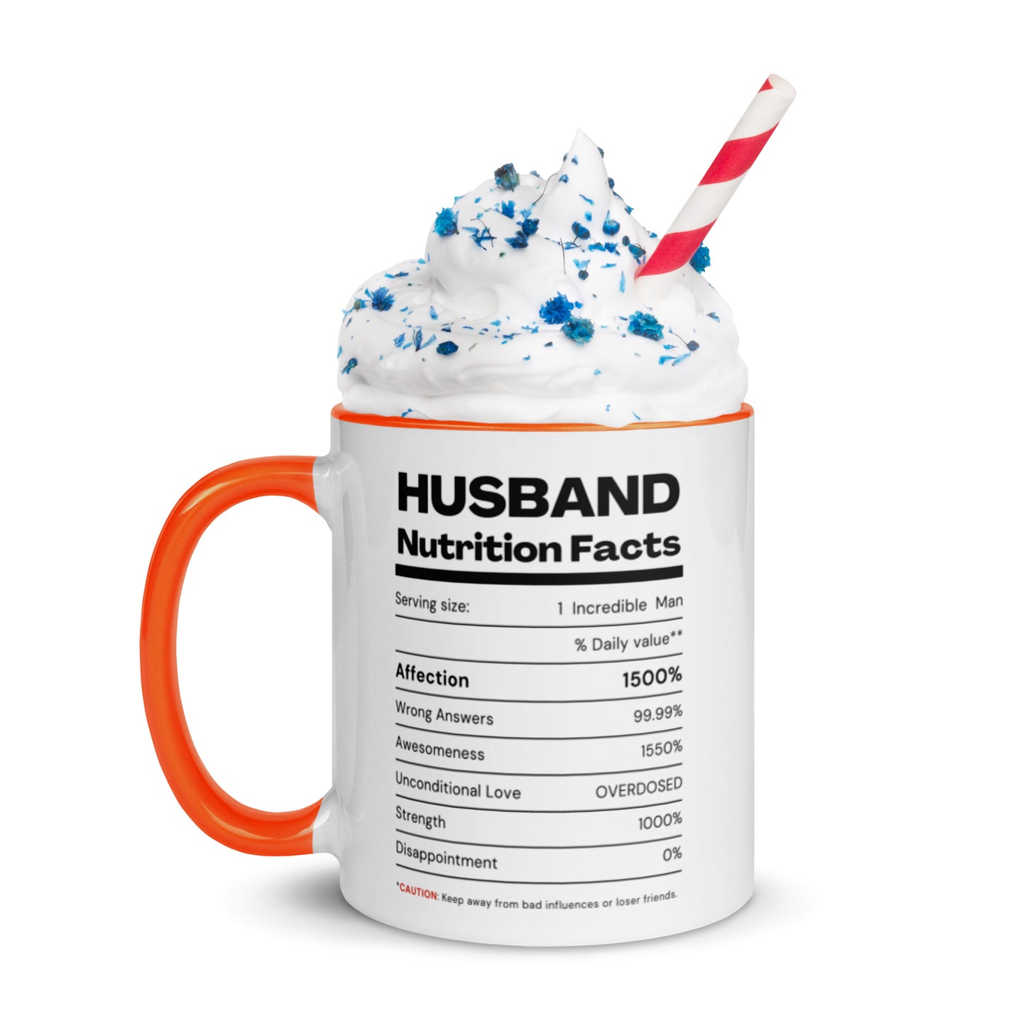Husband's Nutrition Facts' Mug