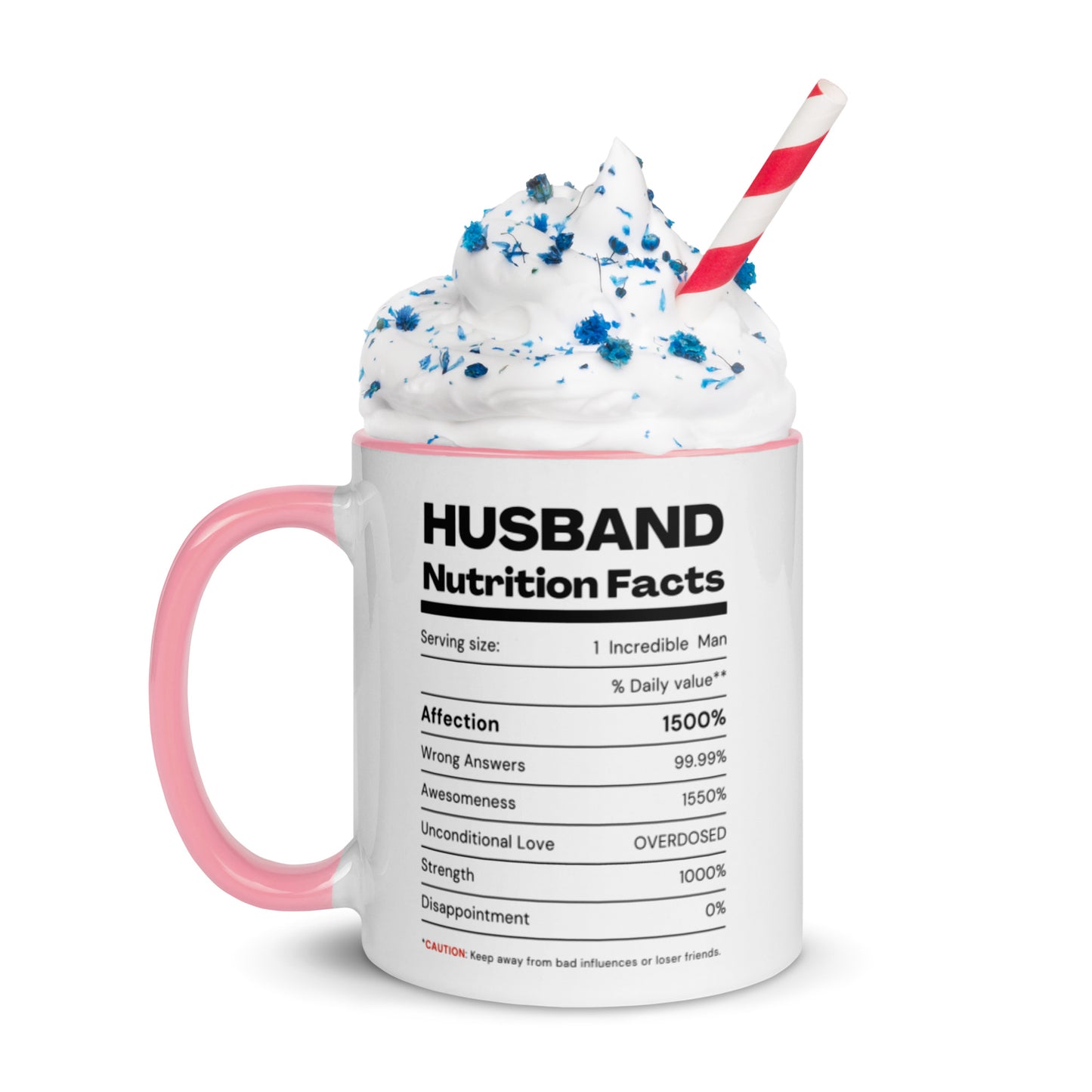 Husband's Nutrition Facts' Mug