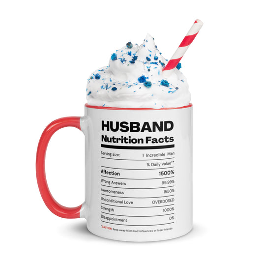 Husband's Nutrition Facts' Mug