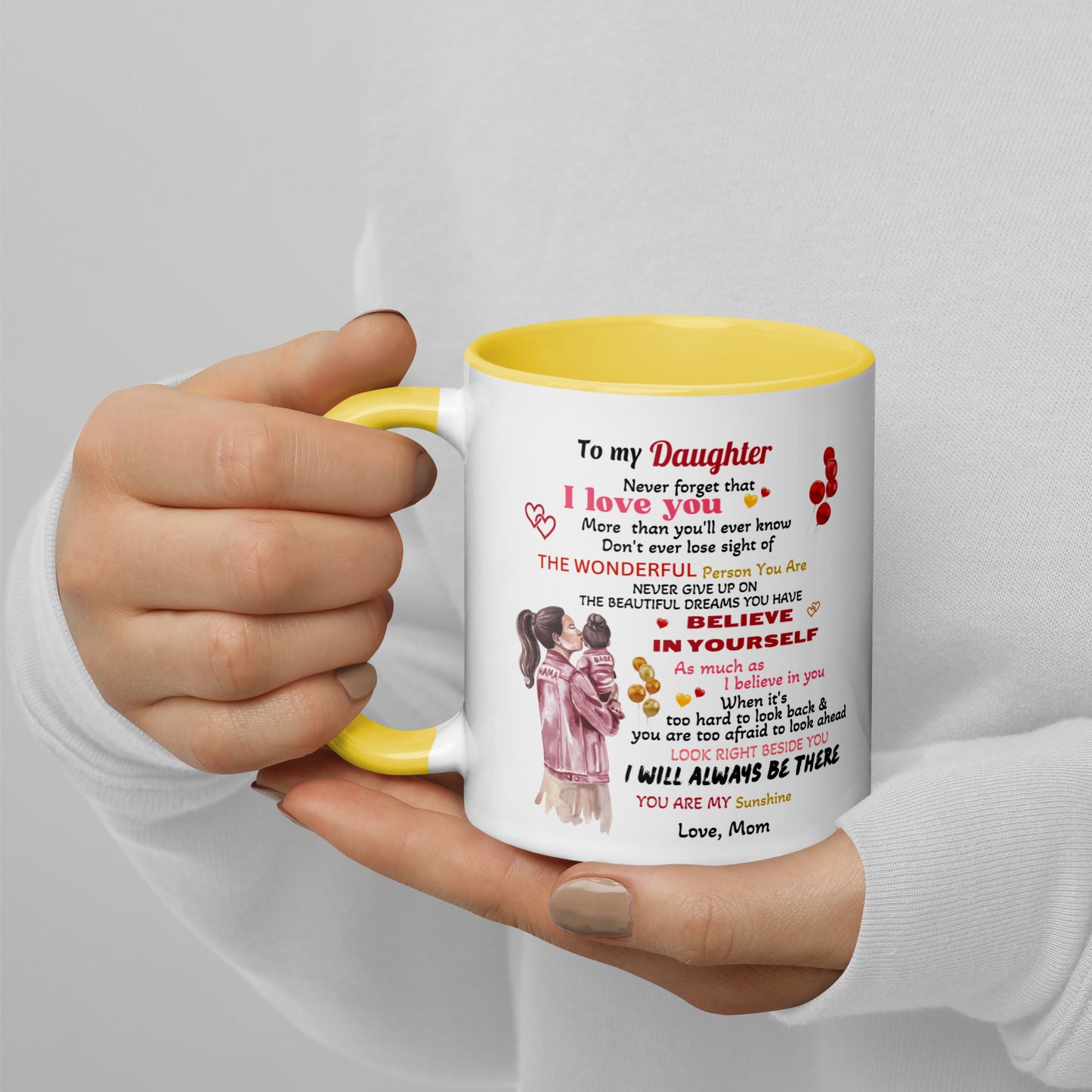To My Daughter Mug